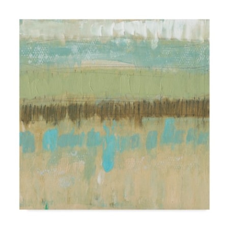 Jennifer Goldberger 'Pastel Textures I' Canvas Art,14x14